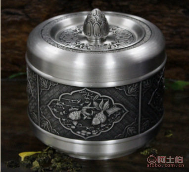 大誠(chéng)錫器純錫茶葉罐 富貴有余，匠心工藝與實(shí)用密封的完美融合